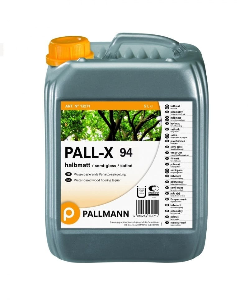 Pall-X 94 водный 1к лак для паркета