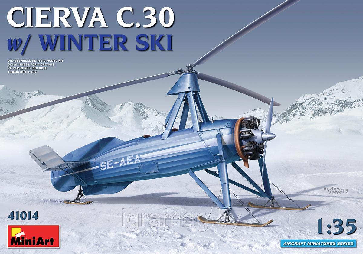 Сборная модель Вертолет Cierva C.30 with Winter Sk 1:35