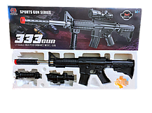 Детская Винтовка снайперская штурмовая 333 GUN, 3 вида пулек (пластиковые, резиновые и гидрогелевые), фото 3