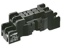 Цоколь GZ2, 7A(250VAC), черный, на рейку DIN35/на панель (2xM3), для R2M