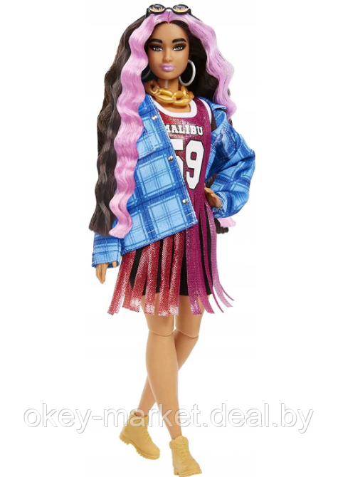 Кукла Barbie Экстра Модница в баскетбольном платье Barbie Extra HDJ46 - фото 3 - id-p173073543