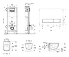 Комплект инсталляции и подвесного унитаза Lavinia Boho Relfix One Rimless (6 в 1) 77040075, фото 2