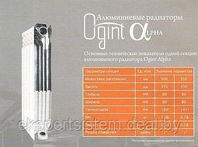 Алюминиевый радиатор Ogint Alpha 500-80