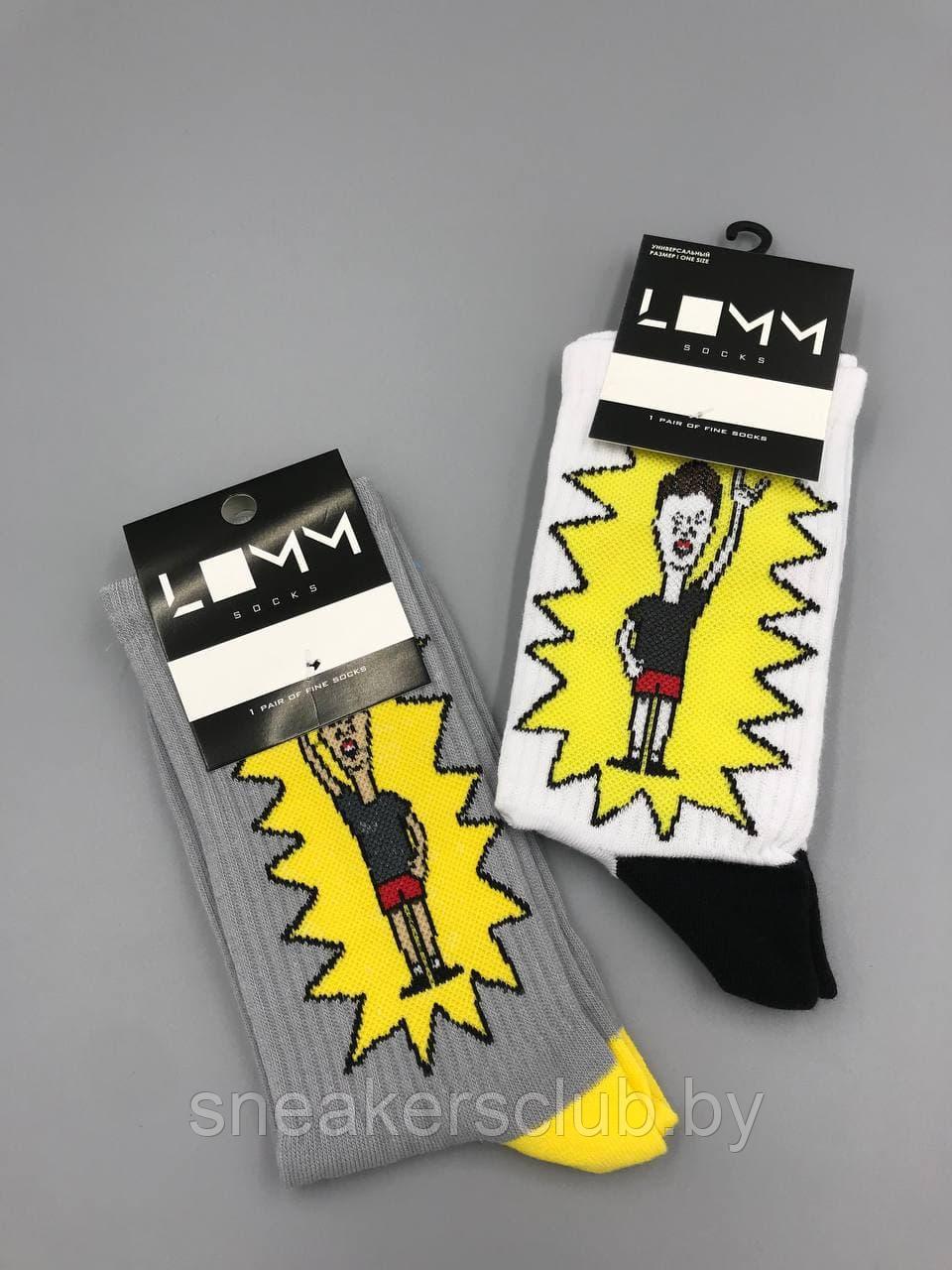 Яркие носки с принтом/ размер 40-45/ удлиненные носки/ носки с рисунком