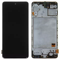 Дисплей для Samsung M317 Galaxy M31s, черный, с рамкой, Original, сервисная упаковка, #GH81-13736A/GH82-23774A