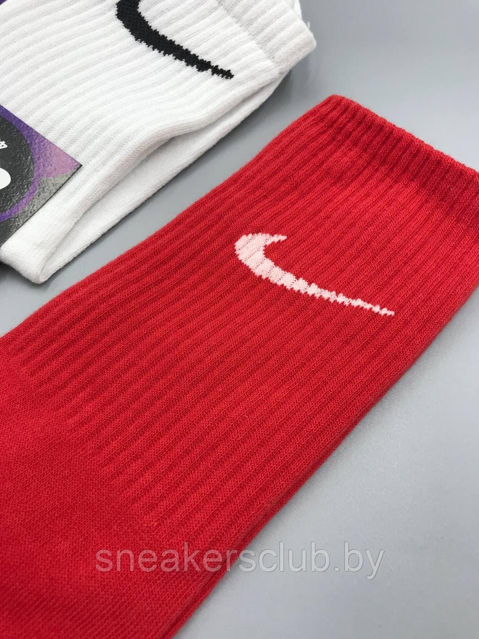 Красные носки Nike / удлиненные носки / носки с резинкой / яркие носки - фото 3 - id-p173091990