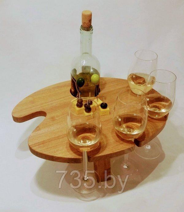 Винный столик,. винница, столик для вина (сосна) или (дуб) - фото 1 - id-p173091993