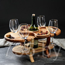 Винный столик, винница, столик для вина на 4 персоны