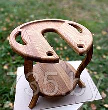 Столик-подставка для кальяна. Материал дуб.