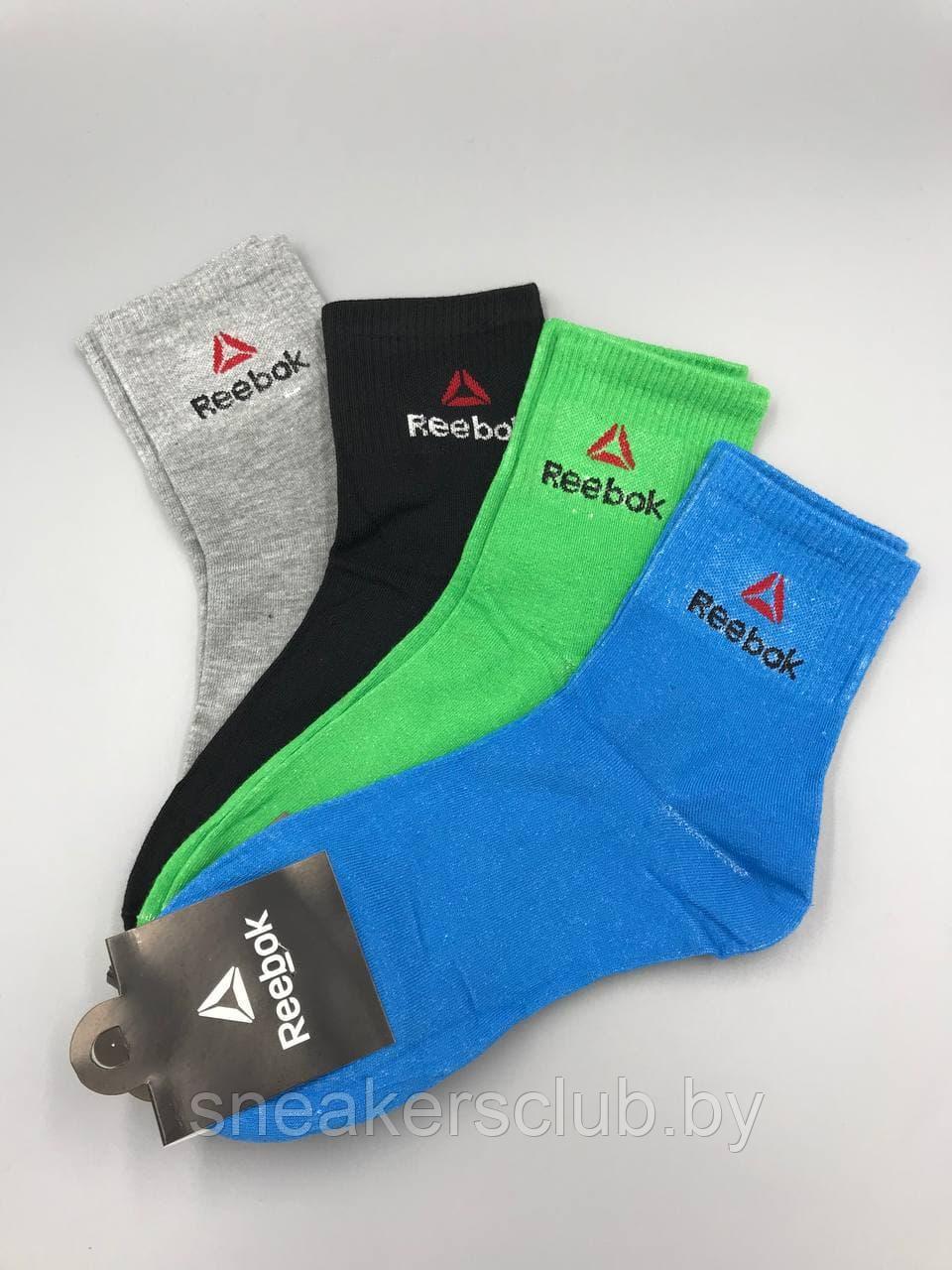 Яркие носки Reebok/ размер 30-35/ хлопковые носки/ женские носки/ детские носки