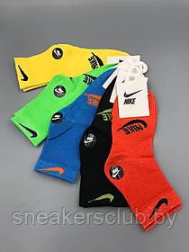 Яркие носки Nike/ размер 30-35/ хлопковые носки/ женские носки/ детские носки