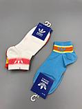 Яркие носки Adidas/ размер 36-41/ хлопковые носки/ носки для спорта и фитнеса, фото 3
