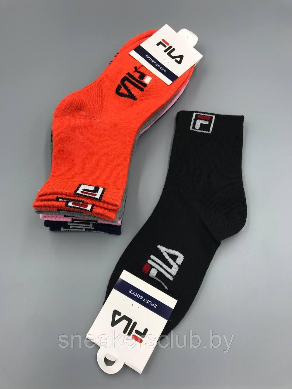 Яркие носки Fila/ размер 30-35/ хлопковые носки/ детские носки/ женские носки