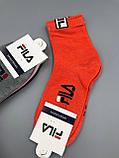 Яркие носки Fila/ размер 30-35/ хлопковые носки/ детские носки/ женские носки, фото 2