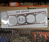 Прокладка головки блока 406 дв. метал. под газ (G-part), 406-1003020