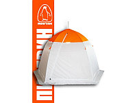 Зимняя палатка Зонт "Mr. Fisher 3" Люкс бело-оранжевый