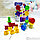 Набор для лепки Genio Kids  Тесто-пластилин. Веселые цифры 6 цветов, 10 штампиков  ТА 2006, фото 2