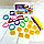 Набор Genio Kids Обучающий набор для лепки 22 элемента (геометрический фигуры, цифры) LEP11, фото 7