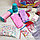 Набор для создания блестящих слаймов GENIO KIDS 55 элементов для девочек NOL9, фото 4
