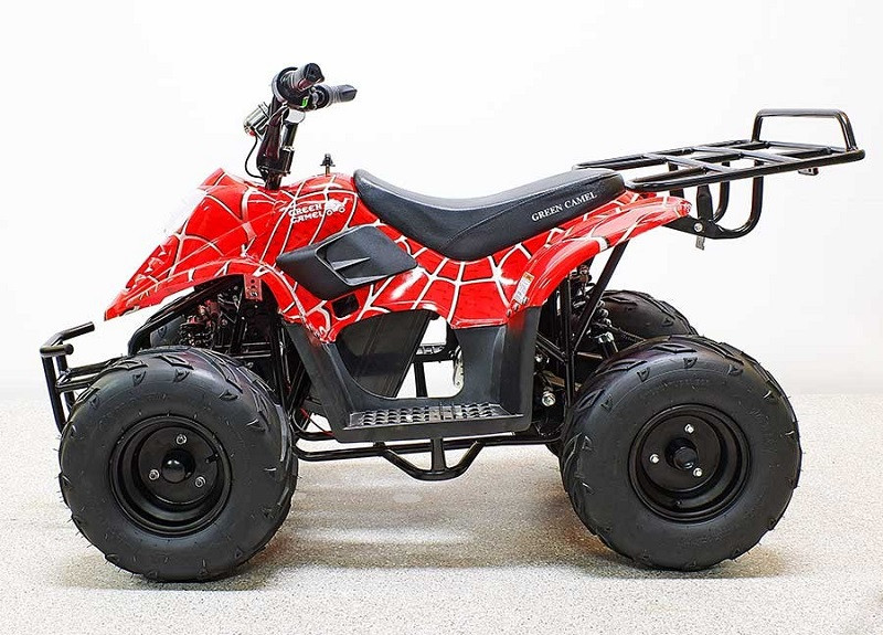 Квадроцикл GreenCamel Гоби K51 (36V 800W R7 Цепь) быстросъем, ножной тормоз, красный паук - фото 3 - id-p173102218