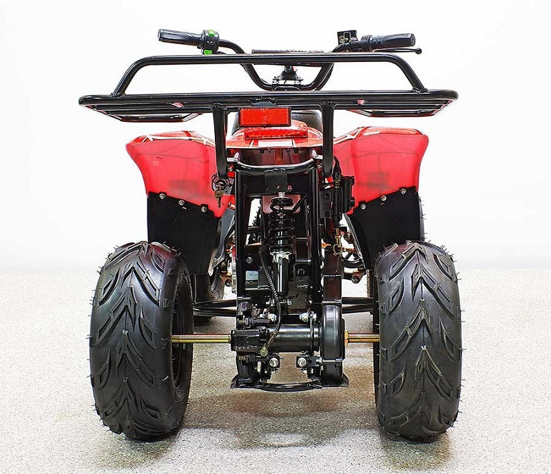 Квадроцикл GreenCamel Гоби K51 (36V 800W R7 Цепь) быстросъем, ножной тормоз, красный паук - фото 9 - id-p173102218