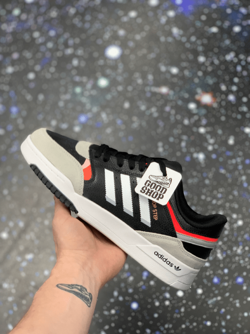 Кроссовки Adidas DROP STEP Black Grey Orange