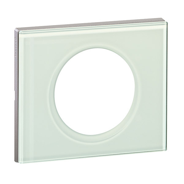 Рамка 1-ая (одинарная), цвет смальта белая глина (стекло), LEGRAND CELIANE - фото 1 - id-p150679659