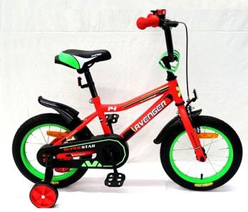 Велосипед детский AVENGER SUPER STAR 14" красно-черный