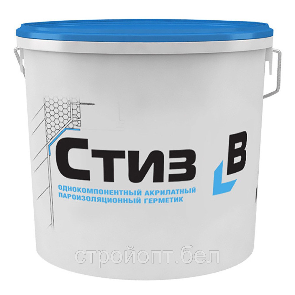 Пароизоляционный акриловый герметик для внутреннего применения СТИЗ-B, 7 кг, РФ - фото 1 - id-p173111832