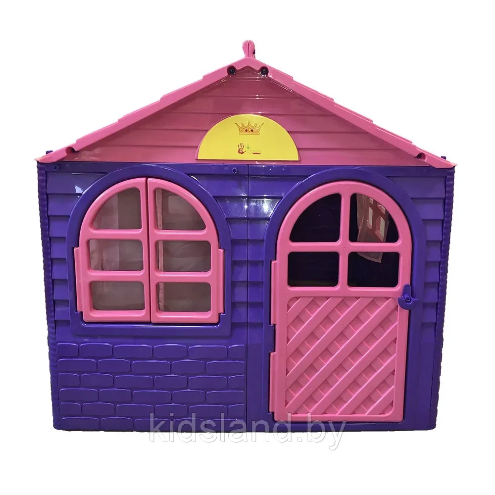 Домик детский № 1 ТМ Doloni , цвет фиолетовый/розовый - фото 1 - id-p173111955