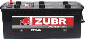 Автомобильный аккумулятор Zubr Professional болт R+ (220 А/ч)