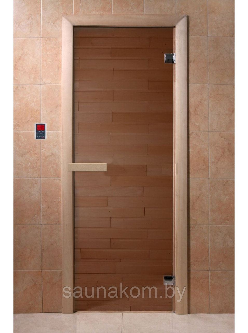 Дверь стеклянная "Бронза", Doorwood, 800х1900 мм