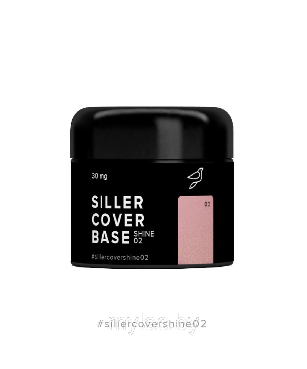 Siller Cover Shine Base №2 камуфлирующая база (розово-бежевый с микроблеском), 30мл - фото 1 - id-p173115293