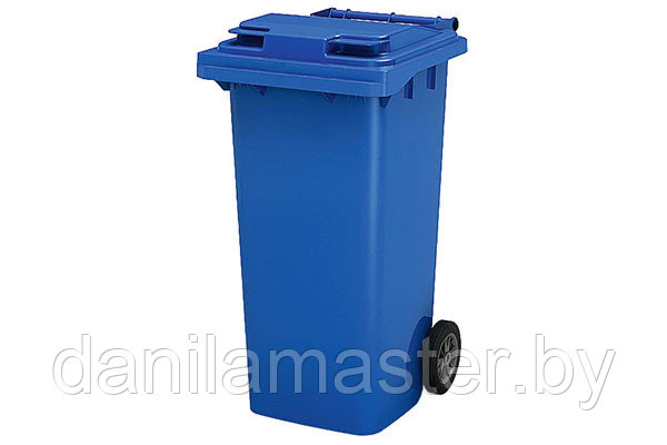 Мусорный контейнер 120 л синий - фото 1 - id-p173115337