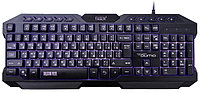 Клавиатура проводная игровая Qumo Fallen 2 K56 подсветки общая + кнопок 3 цвета