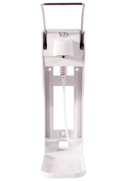 Дозатор локтевой для мыла и антисептика VD-20 с разбрызгивателем - фото 2 - id-p173118316