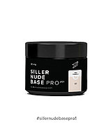 Siller Nude Base Pro №1 камуфлирующая цветная база (нежно-персиковый), 30мл