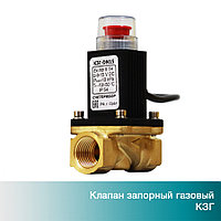 Клапан электромагнитный запорный газовый КЗГ DN20 Счётприбор