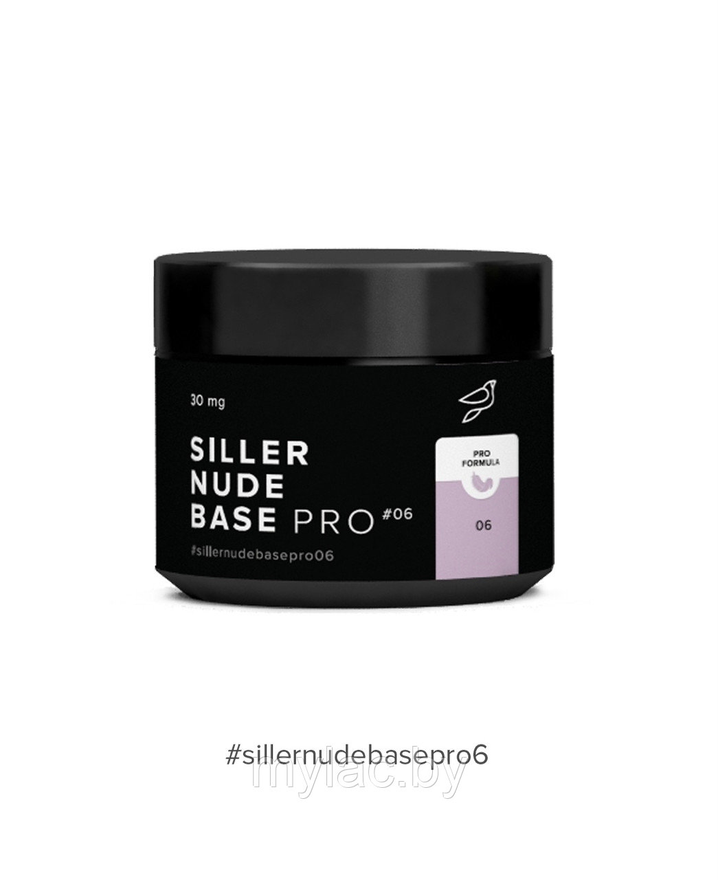 Siller Nude Base Pro №6 — камуфлирующая цветная база (пыльно-сиреневый), 30мл
