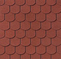 Битумная черепица IKO SUPERGLASS BIBER Tile Red (10)