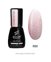 Гель-лак Siller Brilliant Shine №2 (нежный розовый с блестками), 8мл