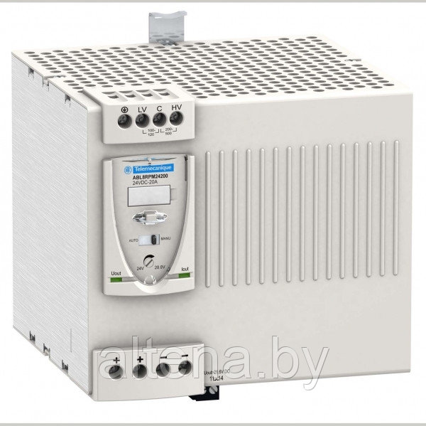 ABL8RPM24200 БЛОК ПИТАНИЯ УНИВЕРСАЛ 1-ФАЗНЫЙ 24В 20A