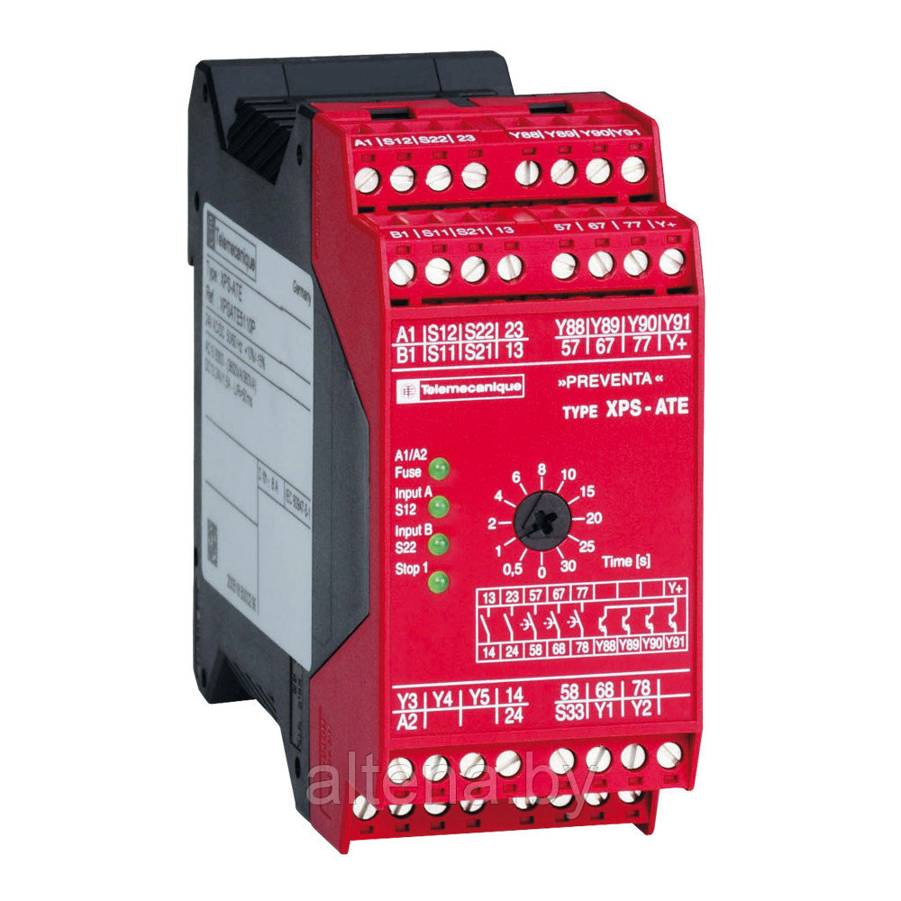 XPSATE5110 PREVENTA МОДУЛЬ БЕЗОПАСНОСТИ ESTOP =/~ 24 В