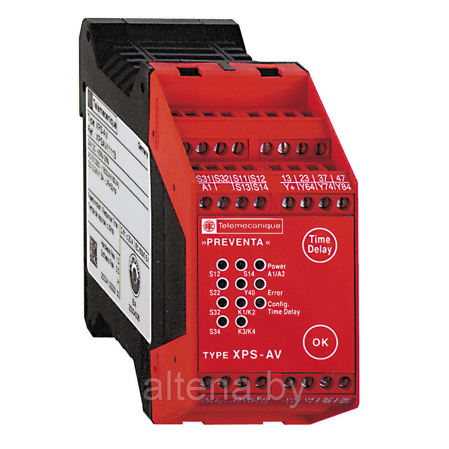 XPSAV11113 PREVENTA МОДУЛЬ АВАРИЙНОГО ОСТАНОВА 24В