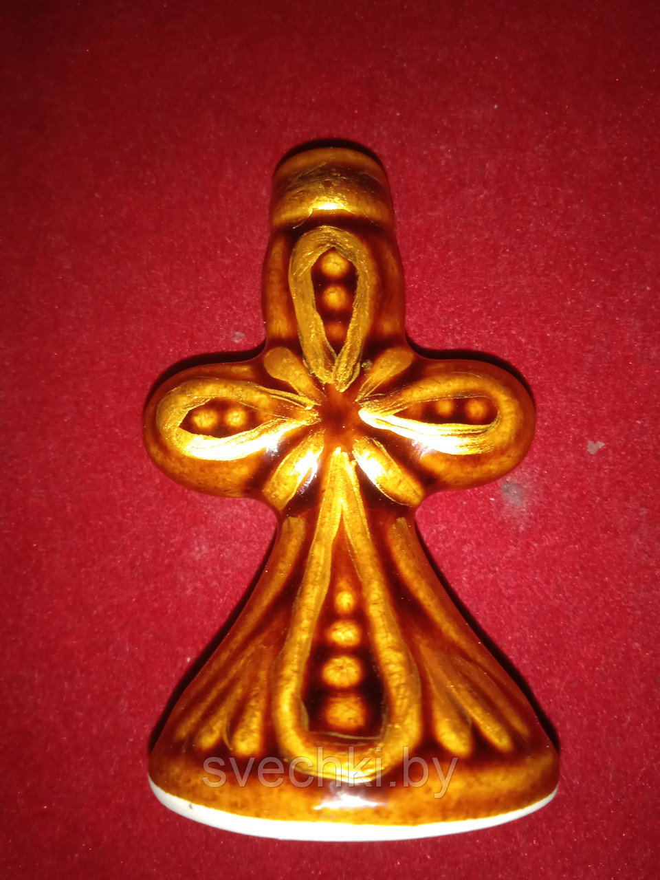 Подсвечник "Танцовщица" керамика расписана в ручную золотом - фото 1 - id-p152473484