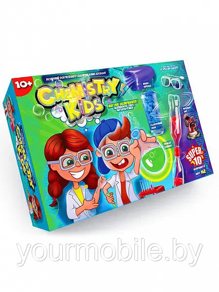 Набор для опытов Danko Toys 10 магических экспериментов Chemistry Kids / CHK-01-02 - фото 1 - id-p173130993