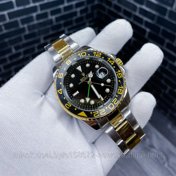 Мужские часы Rolex (кварц, новые, копия)