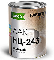 FARBITEX PROFI WOOD Лак матовый НЦ-243 0,7л