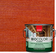 NEOMID BIO COLOR CLASSIC Защитная декоративная пропитка для древесины Рябина 0,9л
