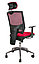 Кресло СПРИНГ с подголовником хром синхро для работы в офисе и дома, SPRING High sync GTPHCh1 в ткани сетка), фото 4